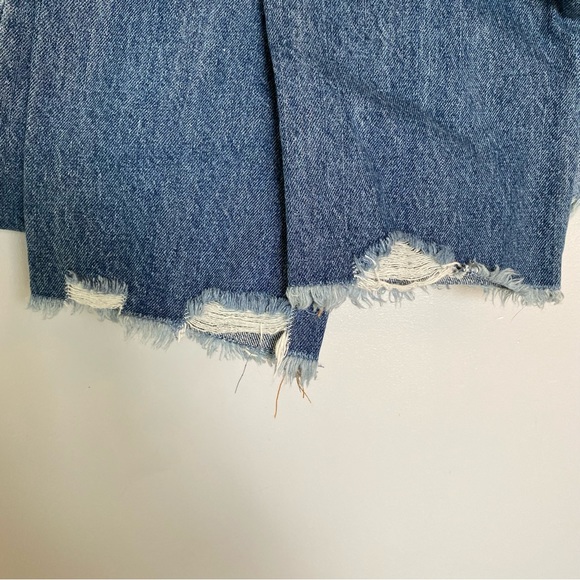 Vanilla Star Jeans Junior Size 7 90s Boyfriend Super High Rise Distressed NWT - Picture 8 of 10